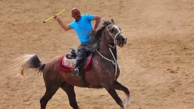 Erzurum'da cirit heyecanı