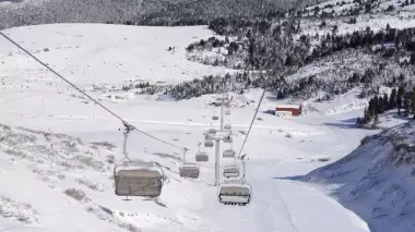 2 bin rakımlı yaylada kayak merkezi açıldı