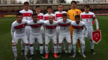 U15 Milli Futbol Takımı, ilk maçında Belarus'u mağlup etti