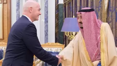 FIFA Başkanı Infantino Suudi Arabistan'da