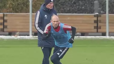 Bayern Münih'te Robben sevinci!