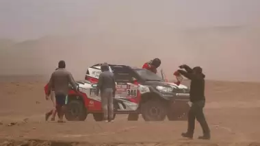 Villas-Boas'a Dakar Rallisi'nden büyük şok! Kaza yaptı ve...