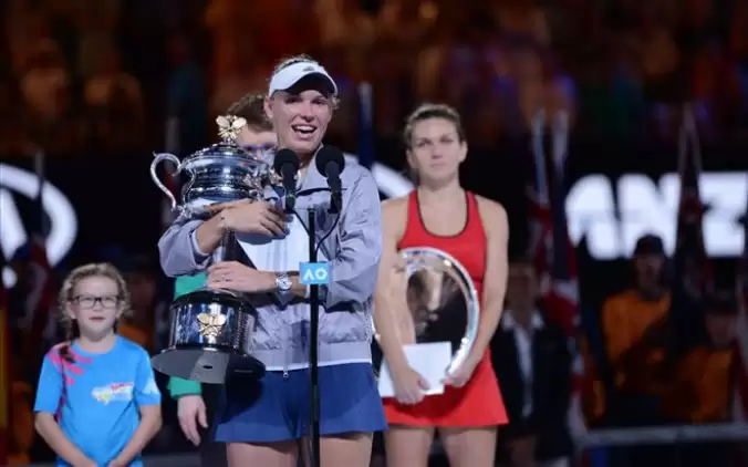 Avustralya Açık’ta şampiyon, Caroline Wozniacki 