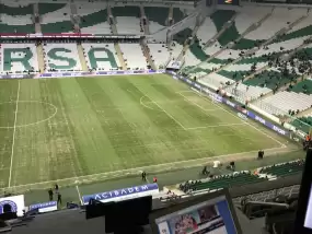 Bursa Büyükşehir Belediye Stadı'nın mobilyaları İnegöl'den