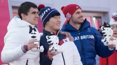 Erkekler skeletonda Güney Kore rüzgarı