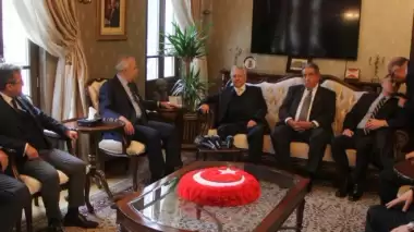 Fenerbahçe Başkanı Aziz Yıldırım ve Mahmut Uslu Hatay'da