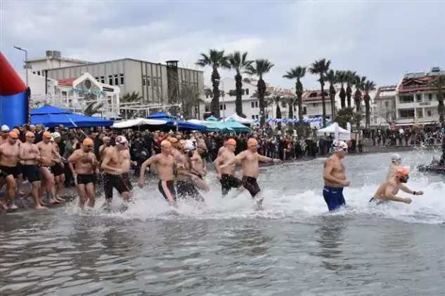 Datça 12. Açık Deniz Kış Yüzme Maratonu başladı