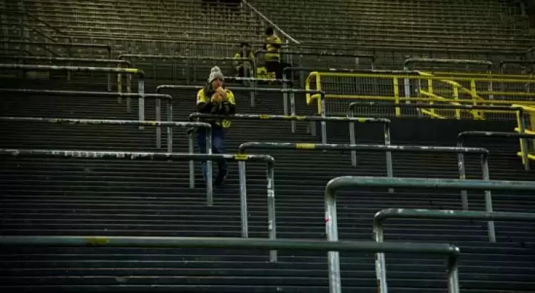 Protestolu Dortmund maçında Başakşehir'in 29 katı fazla seyirci...