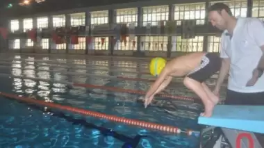 İyileşmek için başladığı sporda başarıya koşuyor!