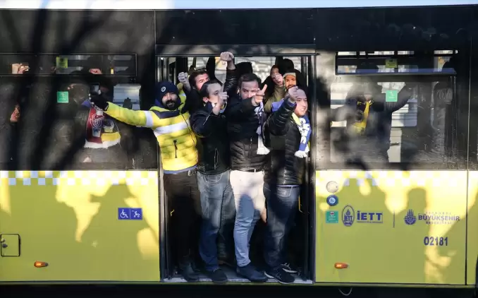 Fenerbahçe taraftarı Vodafone Park'ta! Bayern Münih detayı...