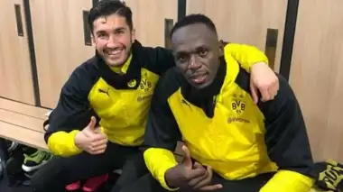 Bolt bir kez daha Dortmund idmanında!