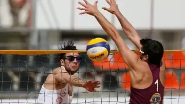 Aydın'da plaj voleybolu heyecanı