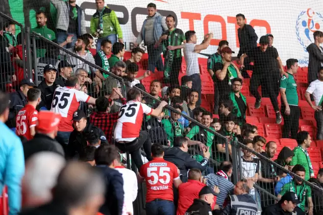 Samsunspor-Denizlispor maçı sonrası gerginlik!
