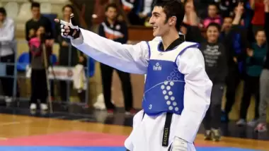 Hakan Reçber, gümüş madalyayı kaptı!