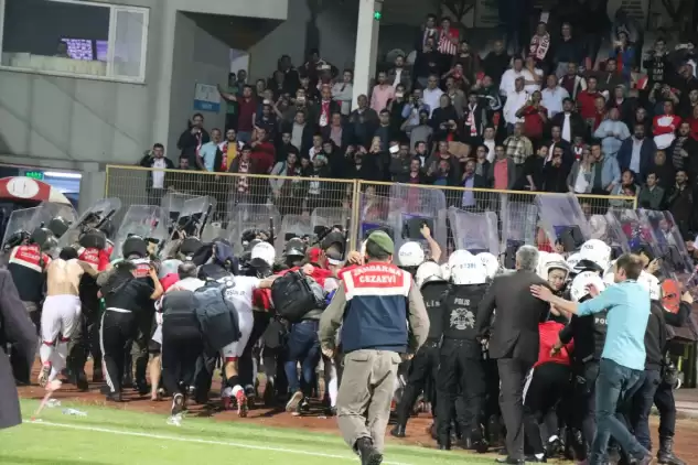 Boluspor - Gazişehir Gaziantep maçı sonrası olay çıktı!