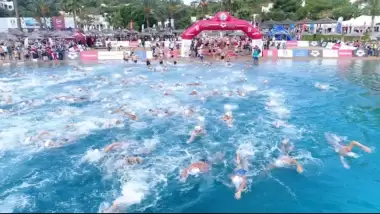 Dünya şampiyonları Marmaris'te kulaç atıyor!