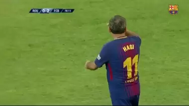 Video - Efsaneler maçında Hagi şov!