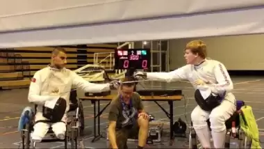 Tekerlekli Sandalye Dünya Eskrim Şampiyonası'nda gümüş ve bronz madalya