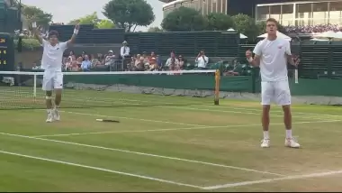 Yankı Erel'den büyük başarı! Wimbledon'da çiftlerde finale yükseldi...