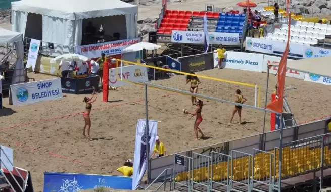 TVF Plaj Voleybolu Kulüpler Ligi finalleri başladı