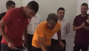 Galatasaray'da Fernando için pasta kesildi