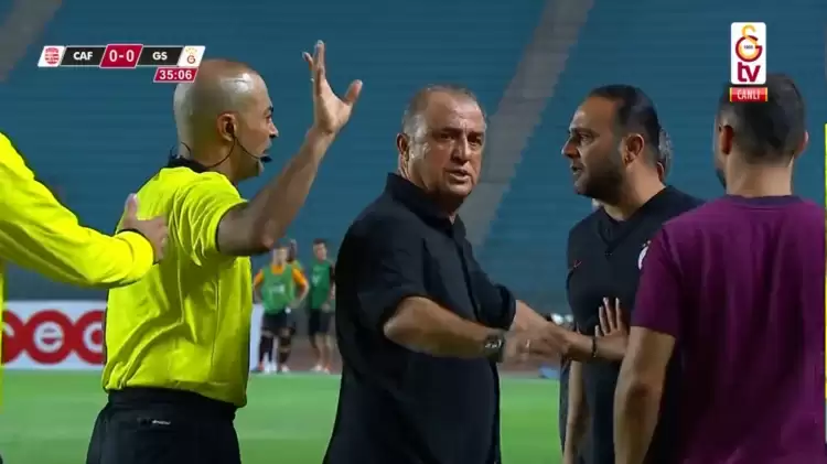 Fatih Terim'den hakeme büyük tepki!