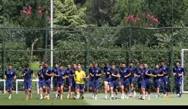 Sarı lacivertliler hazırlıklarını sürdürdü.