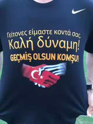 Galatasaray'dan anlamlı jest! 'Geçmiş olsun komşu...'