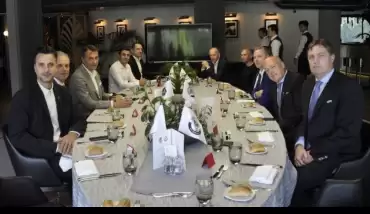 Beşiktaş, UEFA ve B36 Torshavn heyetleri ile yemekte buluştu