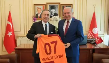 Galatasaray'dan Mevlüt Uysal'a ziyaret!