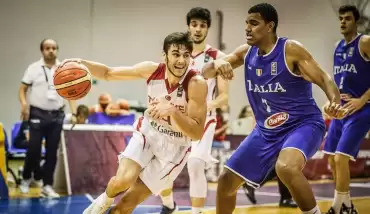 Avrupa 18 Yaş Altı Erkekler Basketbol Şampiyonası'nda Türkiye, İtalya'ya mağlup oldu