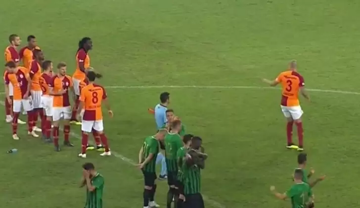 Gomis'in kaçırdığı penaltıdan önce ilginç bir olay yaşandı!