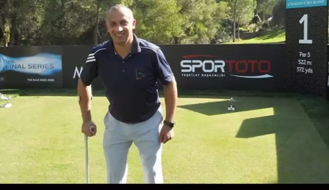 Avrupa Engelliler Golf Birliği İsveç Açık Turnuvası'nda Mehmet Kazan gümüş madalya kazandı