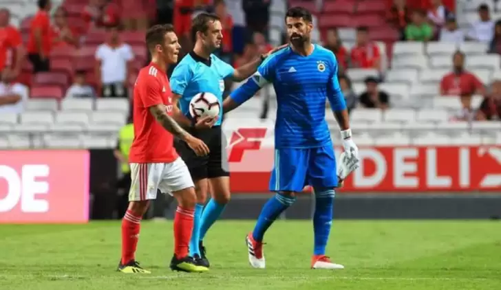 Benfica taraftarıyla Volkan Demirel arasında gerginlik!