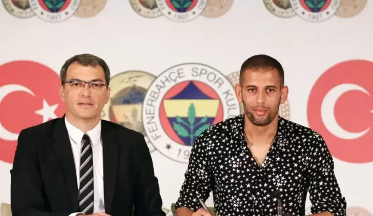 Fenerbahçe'nin yeni transferi Slimani imzayı attı! Derbi ve gol sözleri!