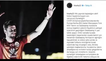 Hakan Balta futbolu bıraktı