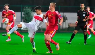 18 Yaş Altı Milli Futbol Takımı Belçika'ya 1-0 mağlup oldu