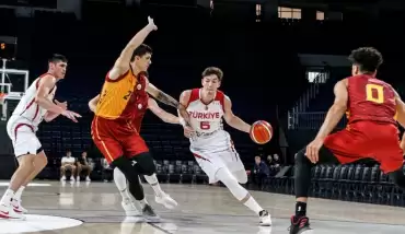 A Milli Erkek Basketbol Takımı, Galatasaray'ı mağlup etti