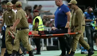 Vida sakatlandı! Sedyeyle...