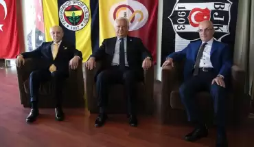 Üç büyüklerin divan başkanları bir araya geldi! Örnek buluşma...