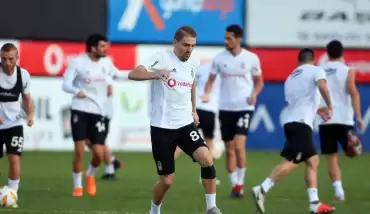  Beşiktaş'ta Sarpsborg maçı hazırlıklarını sürdürdü