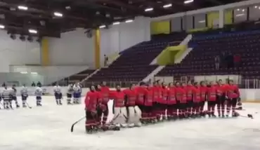 Video - Seremonide İstiklal Marşı çalmayınca...