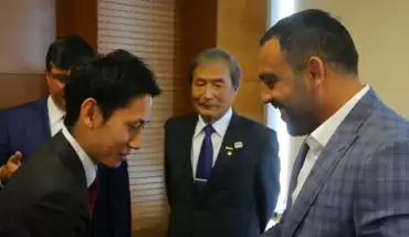 Hamza Yerlikaya, Japonya'dan gelen heyeti kabul etti