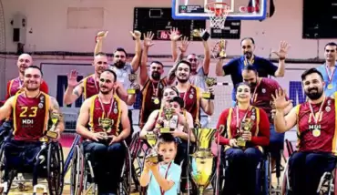 Galatasaray Tekerlekli Sandalye Basketbol Takımı'na Avrupa engeli