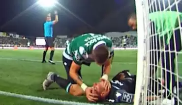 Saha içinde korkutan olay! Beyin sarsıntısı geçirdi...