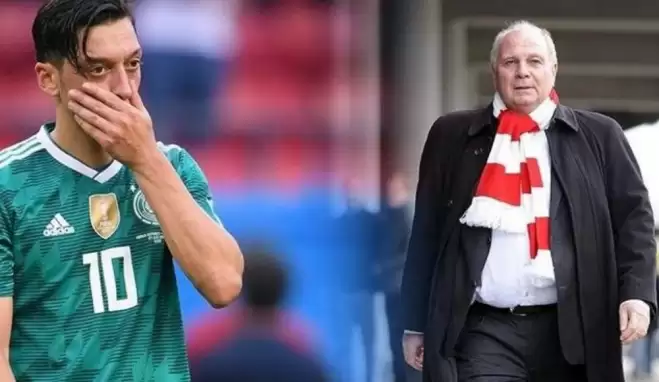 Bayern Münih Başkanı Uli Hoeness'ten, Mesut Özil'e hakaret!