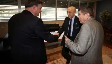 Vefa Küçük'e Üsküp'ten ziyaretçi