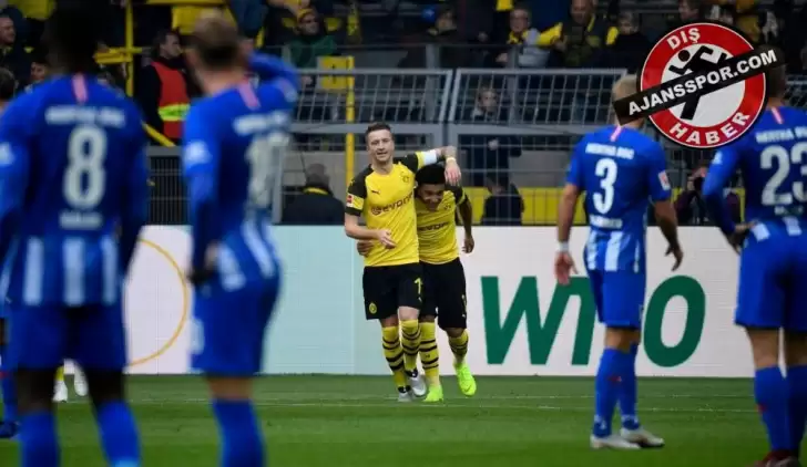 Dortmund'a son dakika penaltı şoku! Dortmund 2-2 Herta Berlin 