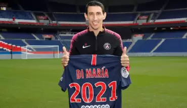 PSG'de Di Maria'nın sözleşmesi uzatıldı