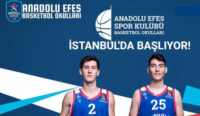 Anadolu Efes Spor Kulübü Basketbol Okulları açılıyor
